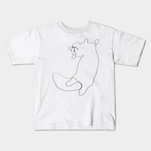 Continuous cat Kids T-Shirt